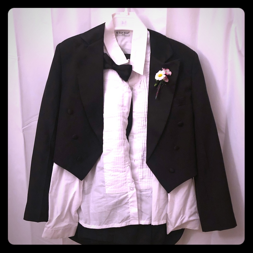 My son wore it one time in my friends wedding